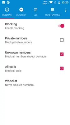 Call Blocker android App screenshot 0