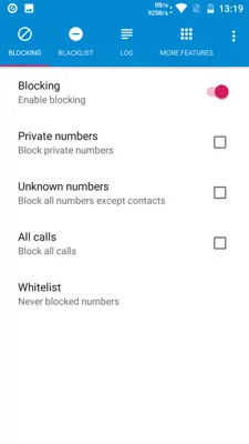 Call Blocker android App screenshot 5